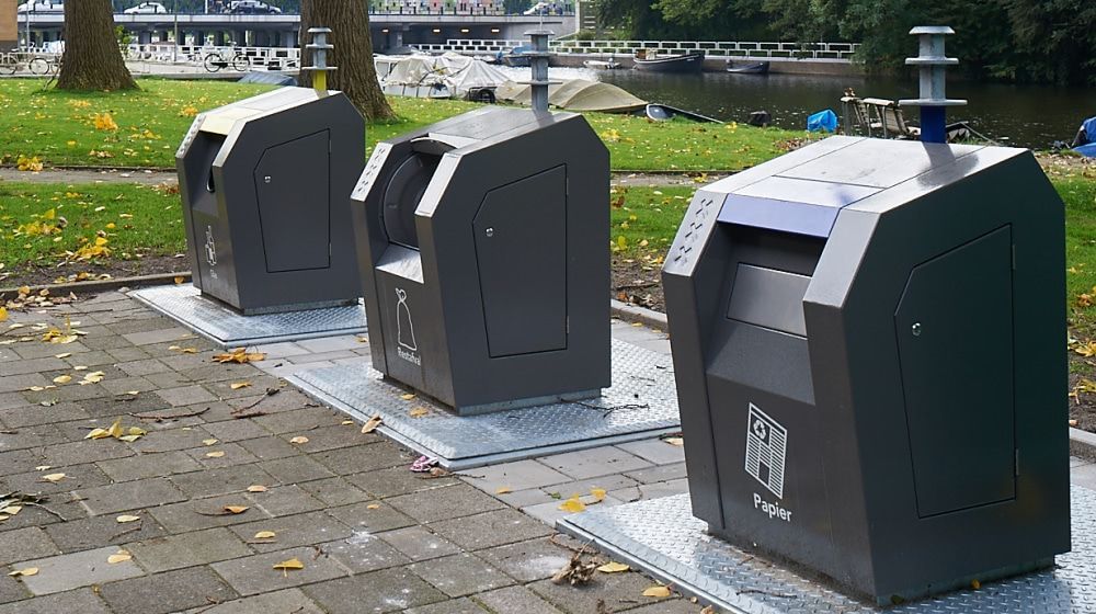 De opkomst van de afvalcontainer