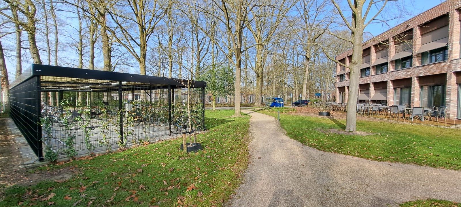 Veilig en droog fietsparkeren met de VConsyst overkappingen